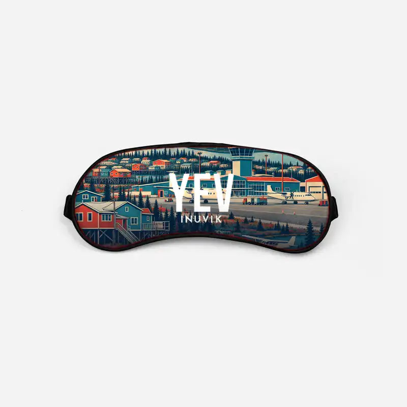 Inuvik (Mike Zubko) Airport (YEV) Sleep Masks - Sleep Mask - Scene