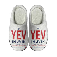 Thumbnail for Inuvik (Mike Zubko) Airport (YEV) Slippers & Flip Flops - Slippers - Cotton - Code - Same - White