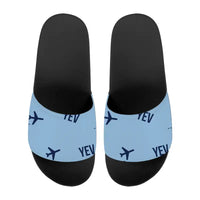 Thumbnail for Inuvik (Mike Zubko) Airport (YEV) Slippers & Flip Flops - Slippers - Sport - Pattern - Light Blue