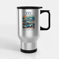 Thumbnail for Inuvik (Mike Zubko) Airport (YEV) Travel Mugs - Poster - Stainless Steel with Holder - Silver