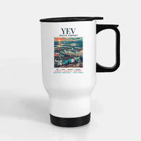 Thumbnail for Inuvik (Mike Zubko) Airport (YEV) Travel Mugs - Poster - Stainless Steel with Holder - White