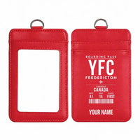 Thumbnail for YFC - ID Card Holder - Boarding Pass - Red + Name
