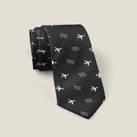 Thumbnail for Fredericton International Airport (YFC) Ties - Tie - Pattern - Black