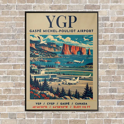 YGP - Poster - Canvas Framed - Beige