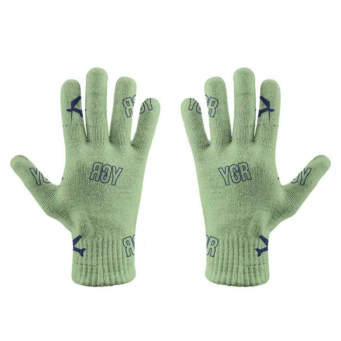 Magdalen Islands Airport (YGR) Gloves - Gloves - Full - Pattern - Light Green