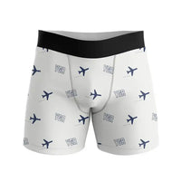 Thumbnail for Magdalen Islands Airport (YGR) Men Boxers - Pattern - White