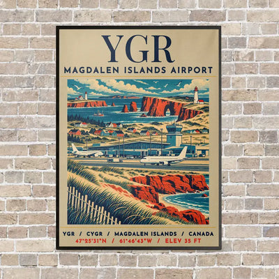 YGR - Poster - Canvas Framed - Beige