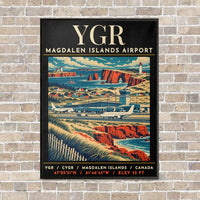 Thumbnail for YGR - Poster - Canvas Framed - Black