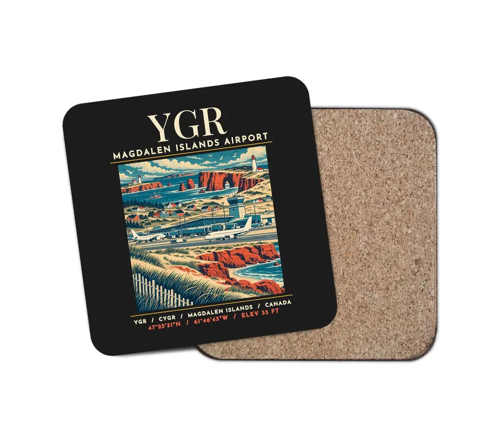 YGR - Poster - Coaster - Black
