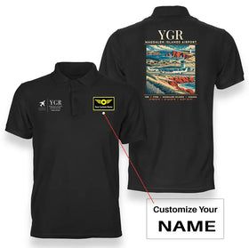 Magdalen Islands Airport (YGR) Premium Polo T-Shirts