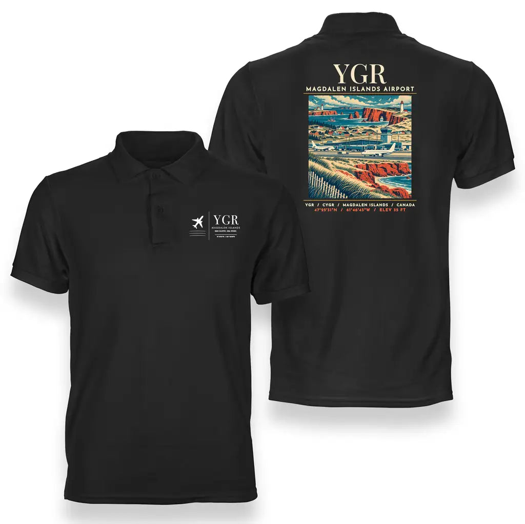 YGR - Poster - Double-Side Polo - Black