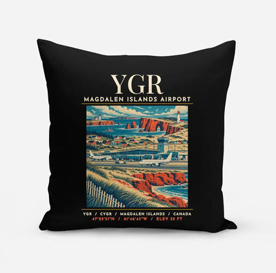 YGR - Poster - Pillow - Black