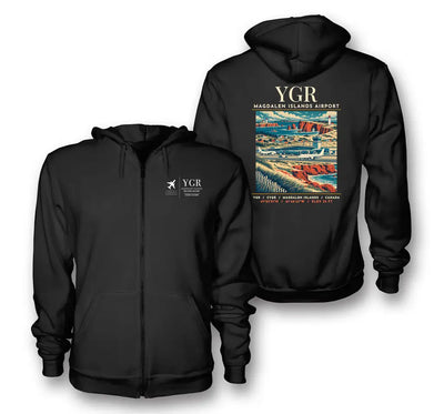 YGR - Poster - Zipped Hoodie - Black