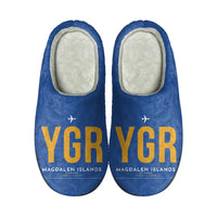 Thumbnail for Magdalen Islands Airport (YGR) Slippers & Flip Flops - Slippers - Cotton - Code - Same - Blue