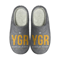 Thumbnail for Magdalen Islands Airport (YGR) Slippers & Flip Flops - Slippers - Cotton - Code - Same - Gray