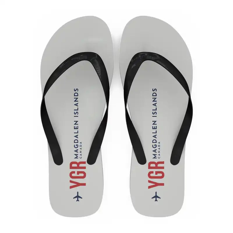 Magdalen Islands Airport (YGR) Slippers & Flip Flops - Slippers - Flip Flops - Code - White