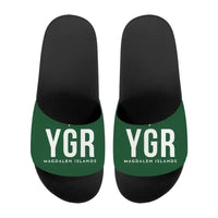 Thumbnail for Magdalen Islands Airport (YGR) Slippers & Flip Flops - Slippers - Sport - Code - Green