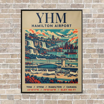 YHM - Poster - Canvas Framed - Beige