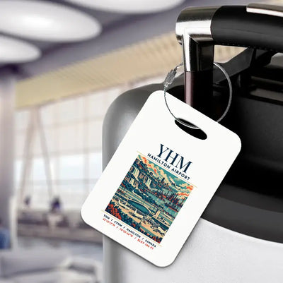 YHM - Poster - Luggage Tag - White