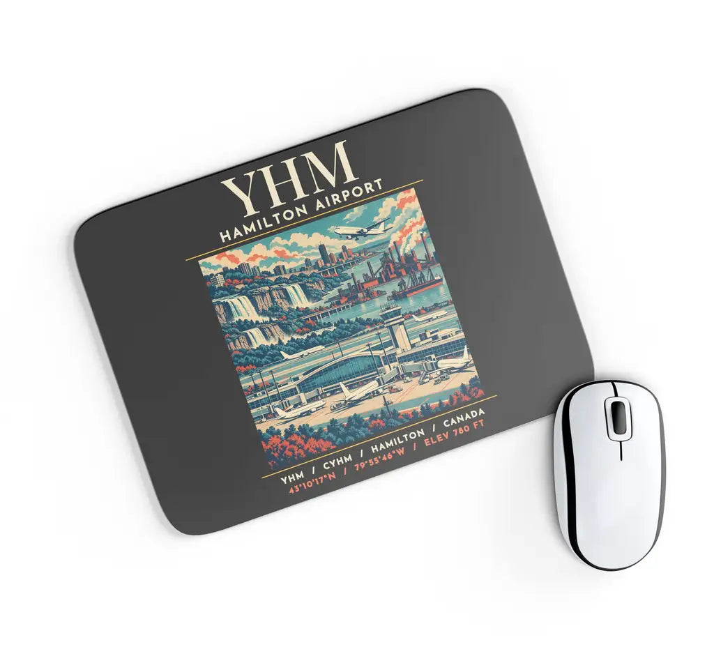 YHM - Poster - Mouse Pad - Black