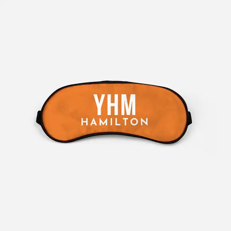 John C. Munro Hamilton International Airport (YHM) Sleep Masks - Sleep Mask - Code - Orange