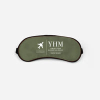Thumbnail for John C. Munro Hamilton International Airport (YHM) Sleep Masks - Sleep Mask - Front - Green Army
