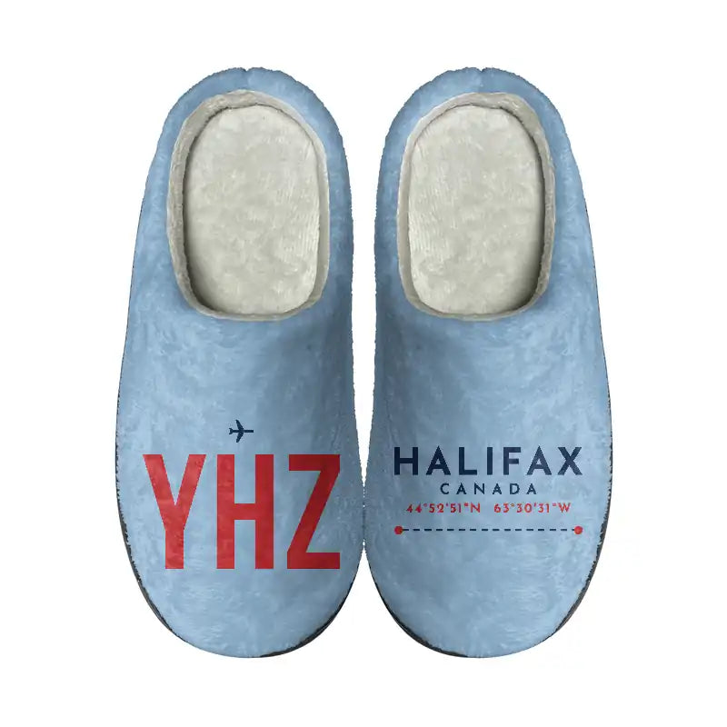 Halifax Stanfield International Airport (YHZ) Slippers & Flip Flops - Slippers - Cotton - Code - Different - Light Blue