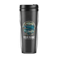 Thumbnail for Halifax Stanfield International Airport (YHZ) Travel Mugs - Badge + Name - Plastic (No Holder) - Gray