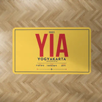 Thumbnail for Yogyakarta International Airport (YIA) Carpets - Carpet Rectangle - ID Tag - Yellow