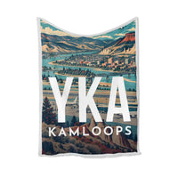 Thumbnail for Kamloops Airport (YKA) Bedding Sets & Blankets - Blanket - Scene