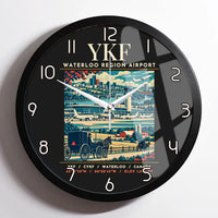 Thumbnail for YKF - Poster - Wall Clock Framed - Black