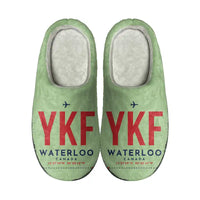 Thumbnail for Waterloo Region International Airport (YKF) Slippers & Flip Flops - Slippers - Cotton - Code - Same - Light Green