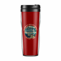 Thumbnail for Waterloo Region International Airport (YKF) Travel Mugs - Badge - Plastic (No Holder) - Red