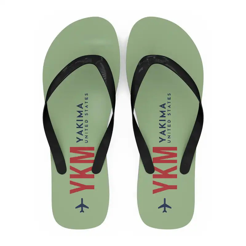 Yakima Air Terminal (McAllister Field) (YKM) Slippers & Flip Flops - Slippers - Flip Flops - Code - Light Green