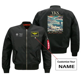 Platon Oyunsky Yakutsk International Airport (YKS) Bomber Jacket