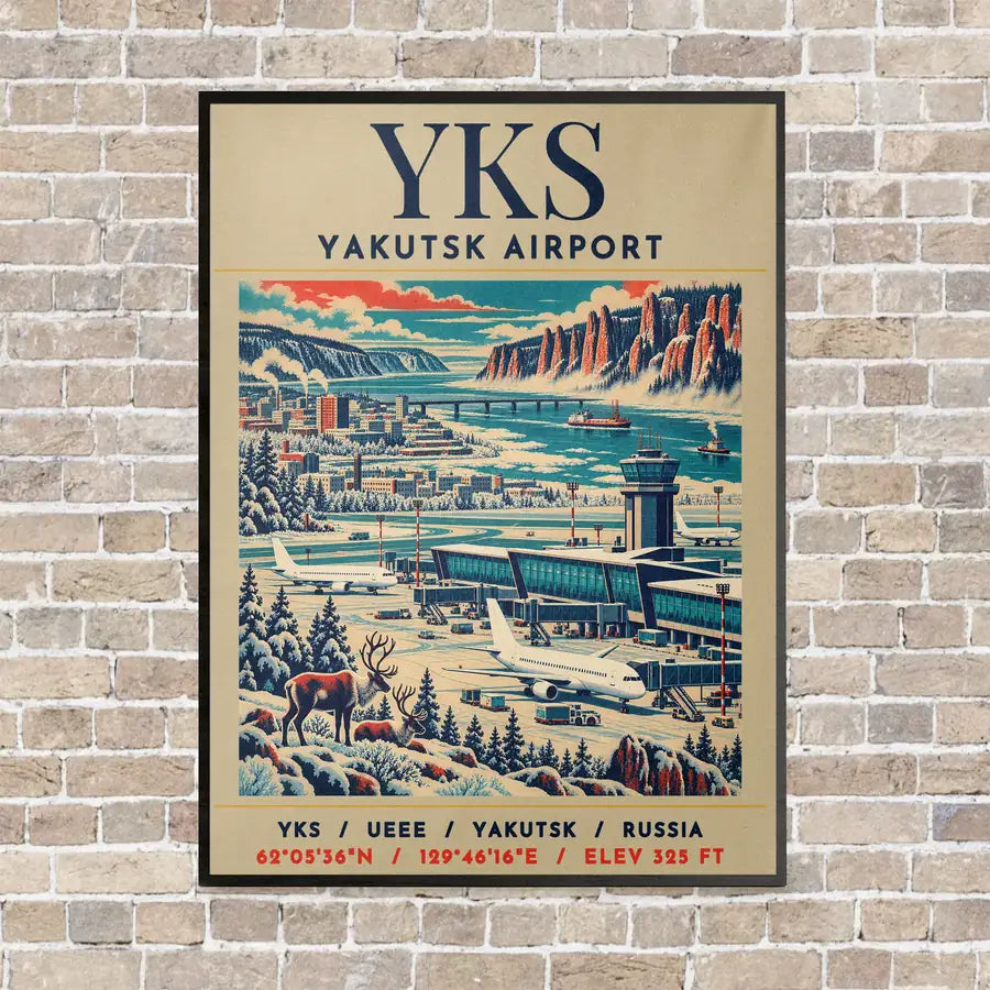 YKS - Poster - Canvas Framed - Beige