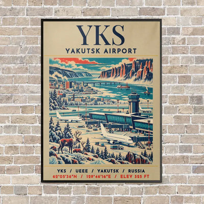 YKS - Poster - Canvas Framed - Beige