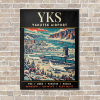 Thumbnail for YKS - Poster - Canvas Framed - Black