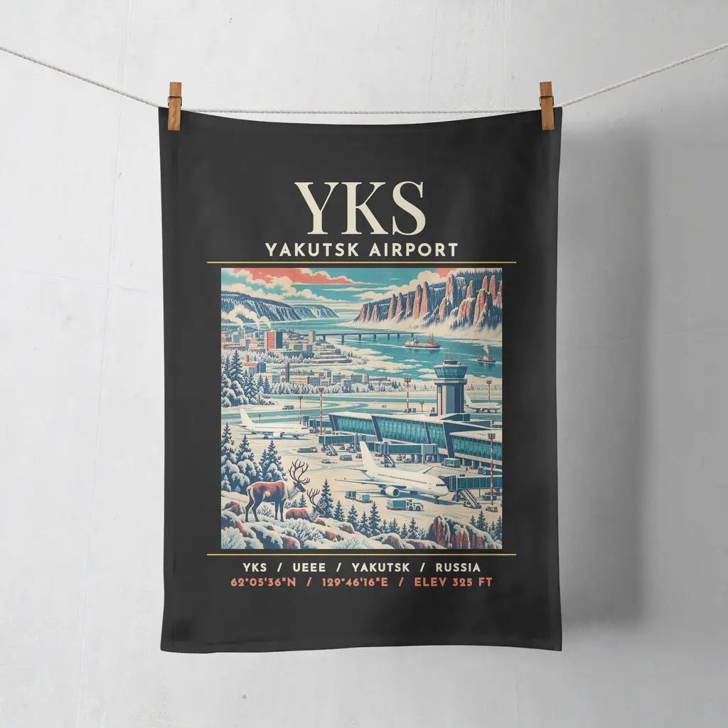 YKS - Poster - Towel - Black