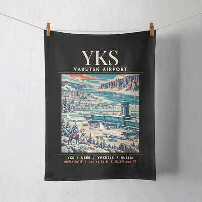 YKS - Poster - Towel - Black
