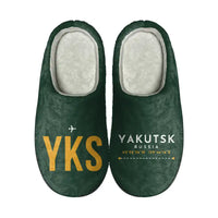 Thumbnail for Platon Oyunsky Yakutsk International Airport (YKS) Slippers & Flip Flops - Slippers - Cotton - Code - Different - Dark Green