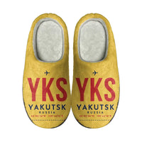 Thumbnail for Platon Oyunsky Yakutsk International Airport (YKS) Slippers & Flip Flops - Slippers - Cotton - Code - Same - Yellow