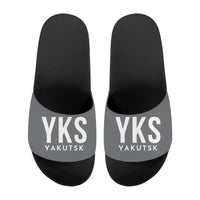 Thumbnail for Platon Oyunsky Yakutsk International Airport (YKS) Slippers & Flip Flops - Slippers - Sport - Code - Gray