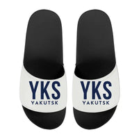 Thumbnail for Platon Oyunsky Yakutsk International Airport (YKS) Slippers & Flip Flops - Slippers - Sport - Code - White