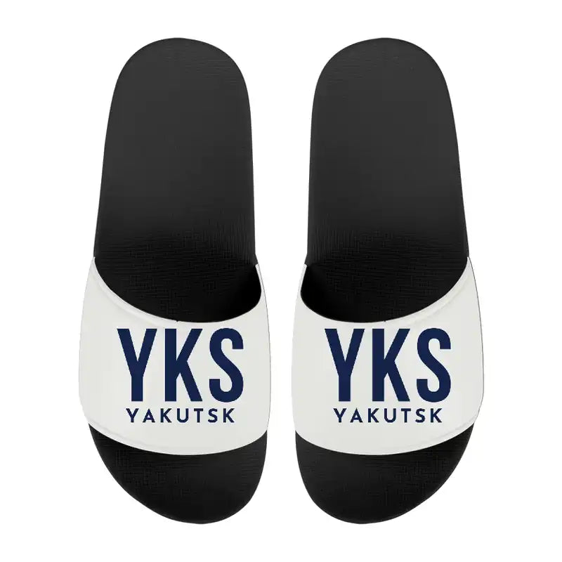 Platon Oyunsky Yakutsk International Airport (YKS) Slippers & Flip Flops - Slippers - Sport - Code - White