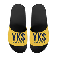 Thumbnail for Platon Oyunsky Yakutsk International Airport (YKS) Slippers & Flip Flops - Slippers - Sport - Code - Yellow