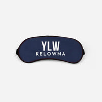Thumbnail for Kelowna International Airport (YLW) Sleep Masks - Sleep Mask - Code - Navy Blue
