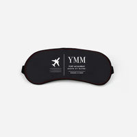 Thumbnail for Fort McMurray International Airport (YMM) Sleep Masks - Sleep Mask - Front - Black