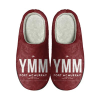 Thumbnail for Fort McMurray International Airport (YMM) Slippers & Flip Flops - Slippers - Cotton - Code - Same - Dark Red