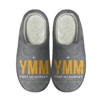 Thumbnail for Fort McMurray International Airport (YMM) Slippers & Flip Flops - Slippers - Cotton - Code - Same - Gray